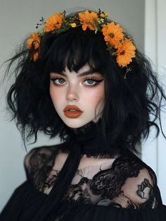 #HalloweenHair #SpookyStyles #WitchyVibes #PumpkinSpiceHair #BooTiful #HairGoals #Halloween2023 #HairInspiration #CreativeHair #SpooktacularStyles Spooky Hairstyles, Creative Halloween Desserts, Mermaid Curls, Braids Colors, Hairstyles Creative, Halloween Hairstyle, Vampire Hair, Witchy Hair, Spooky Ideas