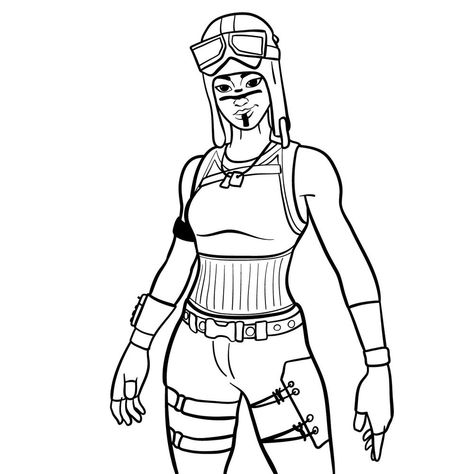 How to draw Renegade Raider Renegade Raider Fortnite, Fortnite Images To Print, Fortnite Colouring Pages, How To Draw Fortnite Characters, Fortnite Characters Drawing, Fortnite Art Drawing, Fortnite Doodles, Fortnite Sketch, Fortnite Rippley