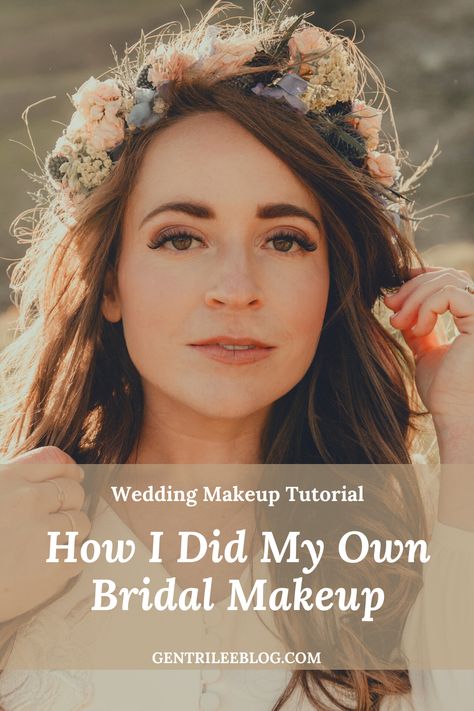 Wedding Makeup Foundation, How To Do Wedding Makeup Tutorials, Wedding Makeup Diy Step By Step, Bridal Makeup How To, Wedding Makeup Diy Tutorials, Minimalist Bride Makeup, Easy Bridal Makeup Tutorials, Diy Bridal Makeup Tutorial, Bridal Makeup Glasses