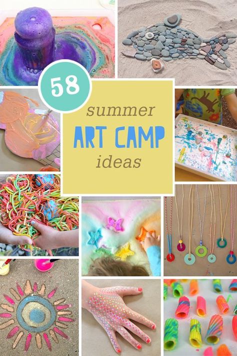 the best summer art camp ideas for kids  #summeractivities #activitiesforkids Art Camp Ideas For Kids, Art Camp Ideas, Camp Ideas For Kids, Art Camp Projects, Summer Camp Art, Summer Arts And Crafts, Summer Art Projects, Summer Camp Activities, Summer Camp Crafts