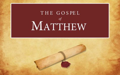 The Gospel of Matthew Matthew Gospel, The Book Of Matthew, Gospel Of Matthew, Book Of Matthew, Bible Images, Books Of The Bible, The Gospel, The School, Bible Study