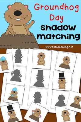 FREE printable Groundhog Day fun pack for preschoolers. Pre-writing sheet, letter G recognition, graphing, labeling and shadow matching. Kids will love these groundhog themed activities! Groundhog Activities, Preschool Groundhog, Groundhog Day Activities, Shadow Matching, February Activity, Winter Classroom, Winter Preschool, Free Homeschool, Matching Activity