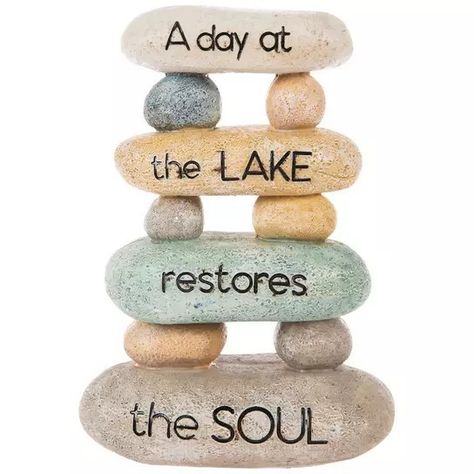 Cabin Decor Diy, Stacked Rocks, Beach Crafts Diy, Stone Artwork, Day At The Lake, Stone Pictures Pebble Art, Garden Rock Art, Sensory Crafts, Rock Hunting