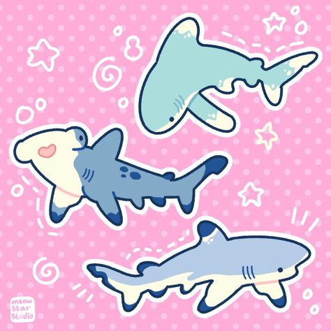 I wanna hear about your favorite shark!! Lmk in the comments 🦈💦 mines blue shark they look so cute 💙 Meet the stars of the shark sticker sheet ⭐️ now available for pre-order on my ko-fi 🌸🌷 #whimsical #aesthetic #childhood #cozyart #sketch #doodle #animalart #simple #texture #littleguys #nostalgia #happyvibes #innocent #joyful #cheerful #endearing #originalartwork #handmade #smallbusiness #giftideas #smallshop #sticker #stickers #artshop #explore Shark Doodle Cute, Simple Shark Doodle, Shark Aesthetic Cute, Cute Shark Stickers, Cute Shark Doodle, Cute Shark Art, Shark Core, Sticker Sheets Aesthetic, Shark Oc