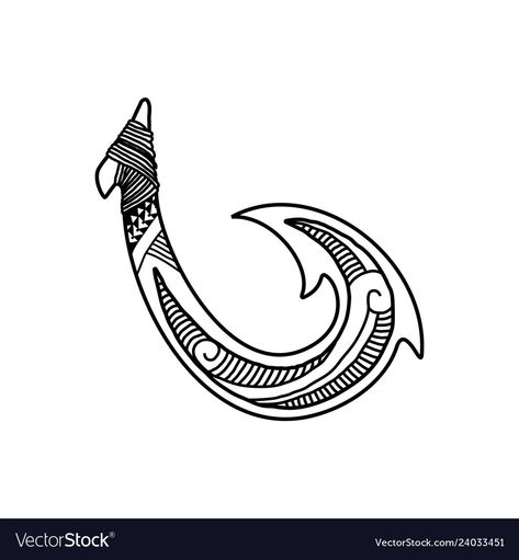 Maori Fish Hook Tattoo, Polynesian Fish Hook Tattoo, Hawaiian Hook Tattoo, Maui's Hook Tattoo, Maui Hook Tattoo Design, Maui Fish Hook Tattoo, Hawaiian Fish Hook Tattoo, Maori Hook Tattoo, Fish In Hawaii