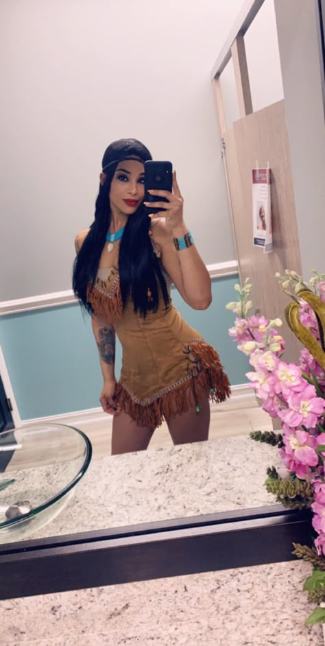 Pocahontas Halloween costume Pocahontas Halloween Costume Women, Halloween Costumes Pocahontas, Pocahontas Couple Costume, Pocohantas Costume Women, Diy Pocahontas Halloween Costume, Indian Halloween Costume For Women, Pocohantas Costume, Pocahontas Halloween Costume, Pocahontas Halloween