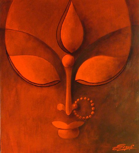 XXXI Blessings of the Divine Feminine always intimately dancing with the Divine Masculine "I am ready for all the good my higher self has for me" Durga Art, My Higher Self, Divine Art, Bengali Art, Divine Masculine, Durga Painting, Indian Art Gallery, Goddess Durga, African Art Paintings