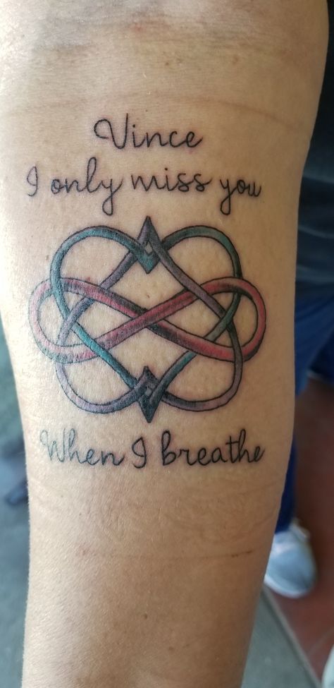 Memorial to my late husband Memorial Tattoo Quotes, Memorial Tattoo, Husband Quotes, Image Quotes, Infinity Tattoo, Tattoo Quotes, Image Search, Tattoo Designs, Tattoos