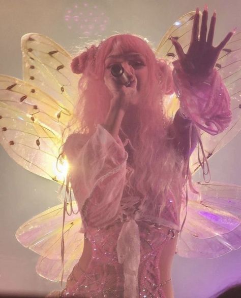 City Fairy Aesthetic, Minx Aesthetic, Dopamine Aesthetic, Peach Prc, Faerie Fashion, September Vibes, Cherry Festival, Concert Stage Design, Creative Hair Color