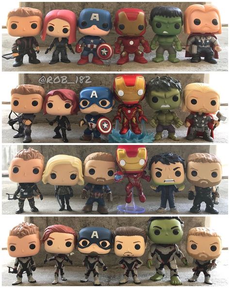 Funko Pop Display Ideas, Funko Pop Avengers, Marvel Room, Funko Pop Display, Pop Figurine, Funk Pop, Avengers Art, Marvel Collectibles, Funko Pop Collection