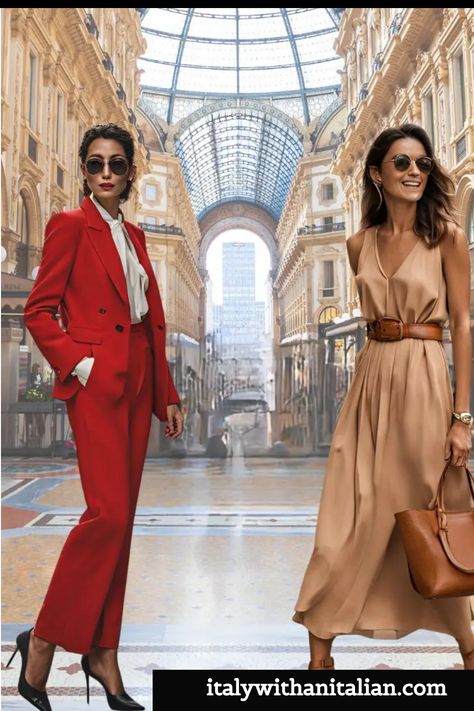 Italian style for women Italian Fashion Vintage, What Italian Women Wear, How To Dress Like An Italian Woman, Italian Fashion Winter, Italian Capsule Wardrobe, Dress Like An Italian Woman, Italian Fashion Women, Vintage Italian Style, Italy Clothes