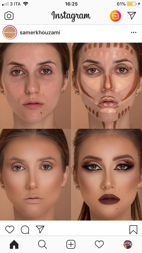 Teknik Makeup, Tutorial Eyeliner, Contour Makeup Tutorial, Makeup 101, Smink Inspiration, Pinterest Makeup, Beauty Make-up, Makijaż Smokey Eye, Makeup Guide