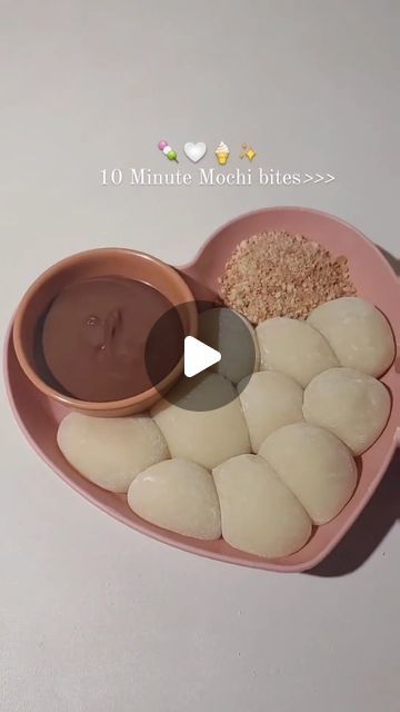 Recipery on Instagram: "Milk Mochi Bites!🍡

INGREDIENTS '
Glutinous Rice Flour- 45g
Corn flour- 10g
Sugar- 30g
Milk- 90g
Butter- 10g

INSTRUCTIONS :
1. In a bowl, Add Glutinous Rice Flour, Corn Flour, Sugar and Milk.
2. Mix until combined. Filter and Transfer into a pan.
3. Add Butter. Mix and cook on low heat until soft dough is formed.
4. (Use hand gloves to ease this step) Knead the mochi until stretchy.
5. Divide into bite size pieces and coat with corn flour to prevent sticking.
6. Pair with chocolate sauce and Crushed Biscoff cookies.
7. Enjoy!
.
.
.
.
🎥  by  @suzuvibes 
.
#foodstyling #foodstagram #foodlover #asmrfood #easyrecipes #foodreels  #foodphotography #fooddelicious #tasty #yummy #recipeoftheday #foodlove #foodiesofinstagram #foodiesofinsta
#fyp #foodreelstagram #nycfood # Glutinous Rice Flour, Biscoff Cookies, Corn Flour, Glutinous Rice, Hand Gloves, Nyc Food, Chocolate Sauce, Rice Flour, Bite Size