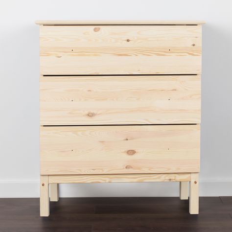 New Ikea hack to give drawers a sophisticated makeover | Ideal Home Gursken Chest Of Drawers Hack, Ikea Drawers, Ikea Hack, No Time, Ideal Home, Chest Of Drawers, Bedroom Design, Step By Step, Drawers