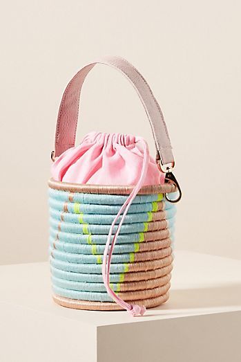 Bucket Bags, Perfect Handbag, Diy Purse, Handbag Heaven, Straw Bags, Chic Bags, Unique Bags, Linen Bag, Drawstring Pouch