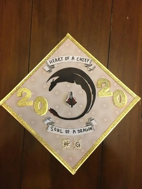 Dnd Graduation Cap, Httyd Graduation Cap, How To Train Your Dragon Graduation Cap, Lilly Core, Senior Caps, Toothless Wallpaper, Senior 25, 2025 Graduation, Senior Year Fun