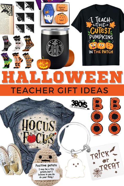 It's time to spoil the teachers! Check out these awesome Halloween Teacher Gifts! They're spooky good - and fun to give! Halloween Teacher Gifts, Tiny Treats, Spooky Party, Educational Printables, Everyday Gifts, Halloween Recipes, Good Parenting, Play Ideas, Family Recipes