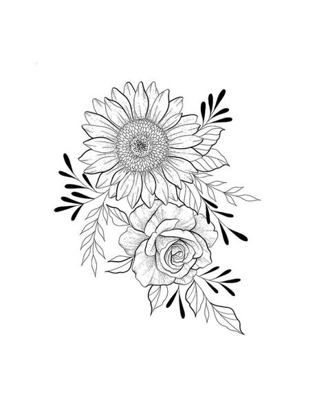 Dark Sunflower Tattoo, Sunflower Tattoo Stencil, Sunflower Foot Tattoos, Tattoos Sunflower, Sunflower Mandala Tattoo, Tattoo Sunflower, Sunflower Tattoo Sleeve, Sunflower Tattoo Shoulder, Rose Drawing Tattoo