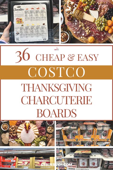 Are you hosting a Thanksgiving party? Charcuterie boards are an easy and visually stunning appetizer that everyone loves. Costco is my go-to for assembling charcuterie boards because its unbeatable prices are perfect for keeping my party budget in place. Here's a list of must-buy Charcuterie board items from Costco to create an impressive Thanksgiving charcuterie board. Create a show-stopping charcuterie board with cheap and easy finds from Costco- from meats, cheese, nuts, olives, dried fruit! Costco Grazing Board, Charcuterie For 150 People, Charcuterie Board Costco, Charcuterie Board Items List, Costco Catering Ideas, Costco Appetizers For Party, Costco Charcuterie Board, Costco Charcuterie, Costco Catering