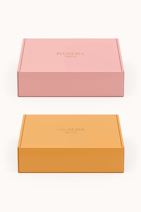 Yellow Box Packaging, Beautiful Box Design, Beauty Box Packaging, Packing Box Design, Packaging Box Design, Beauty Branding, Luxury Packaging Design, Modern Packaging, Packaging Ideas Business