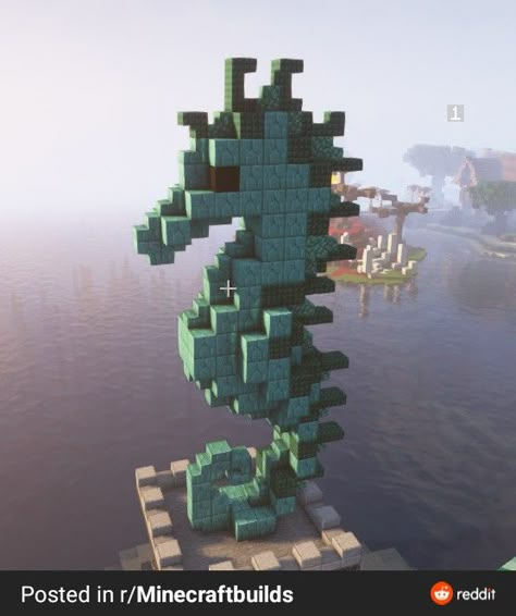 Minecraft Underwater, Minecraft Statues, Minecraft Structures, Bangunan Minecraft, Minecraft House Tutorials, Minecraft Castle, Minecraft Medieval, Minecraft Room, Cute Minecraft Houses