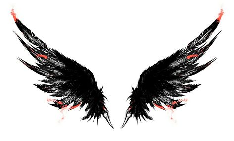 Wings 천사와 악마, Wing Tattoo Men, Devil Wings, Black Demon, Black Devil, Wings Png, Angel Wings Art, Demon Wings, Wings Wallpaper