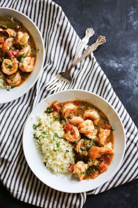 Whole30 Shrimp Etouffee – The Defined Dish Alex Snodgrass Recipes, Shrimp Etouffee, Etouffee Recipe, Recipe 30, Paleo Lunch, Paleo Whole 30, Paleo Dinner, Whole 30, How To Cook Shrimp