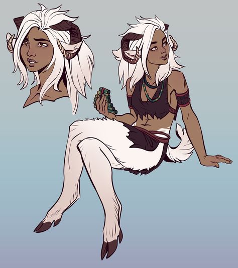 Female faun bard Faun Oc, Satyr Dnd, Fantasy Races, Dungeons And Dragons Characters, Dnd Art, Arte Fantasy, Character Creation, Dnd Characters, Narnia