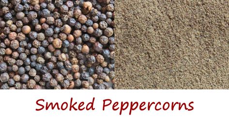 Smoked Peppercorns - Life's A Tomato - Ripen up your life!Life's A Tomato – Ripen up your life! Bbq Tips, Charcoal Briquettes, Bbq Hacks, Smoked Cheese, Hickory Wood, Homemade Seasonings, Bbq Smokers, Black Peppercorn, Cooking Tips