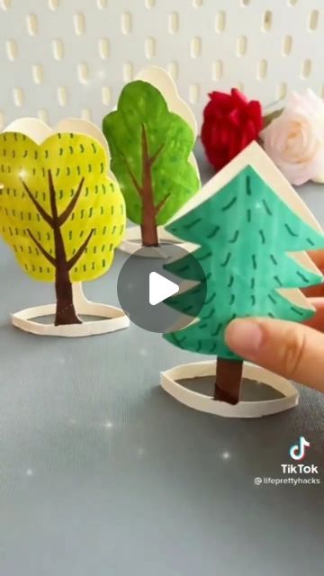 Toilet Roll Trees, Keep Kids Busy, Toilet Paper Roll, Toilet Roll, Paper Roll, Kids Activities, Fun Ideas, Diy Handmade, Crafts Diy