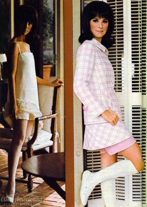 Fashion photos Marlo Thomas 1960s That Girl Tv Show, High Knee Socks Outfit, Marlo Thomas, That Girl, 1960 Fashion, Fashion 1960s, Bob Hope, Tv Guide, Fashion Tv