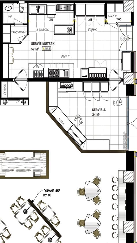 Kitchen For Restaurant Plan, Cafeteria Kitchen Plan, Cafe Kitchen Plan, Cafe Kitchen Floor Plan, Canteen Design Architecture, Hotel Kitchen Plan, Small Restaurant Plan, Canteen Layout, Cafe Kitchen Layout