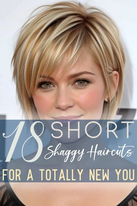 This year, short hairstyles are trending with shaggy layers for women, adding a fun twist to your look. Before making a decision, it’s a good idea to consult your stylist for their professional opinion on whether this haircut will suit you. Choppy Layered Bob Hairstyles Medium, Short Hairstyles 2025 Trends, Short Hairstyles For Women Trendy, Short Haircut Ideas Layers, Short Haïr Cut For Round Face, Short Haircut Ideas For Curly Hair, Layers For Short Length Hair, Short Back Long Front Haircut, Short Haircuts For Women With Bangs