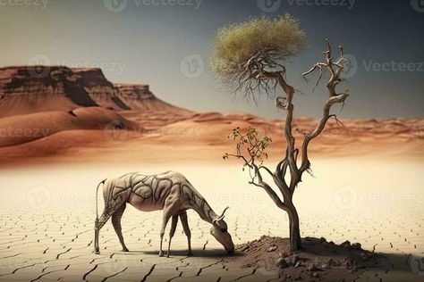 World Day To Combat, desertification and drought illustration generative ai Drought Illustration, World Days, Free Stock Photos, Royalty Free Stock Photos, This Is Us, Stock Photos, The World, Anime, Quick Saves