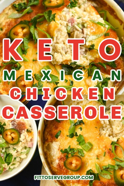 Low Carb Mexican Chicken Bowl, Rotisserie Chicken Recipes Healthy Keto, Keto Recipe Using Rotisserie Chicken, Keto Dinner Recipes With Rotisserie Chicken, Keto Chicken Mexican Casserole, Bariatric Chicken Casserole, Keto Leftover Rotisserie Chicken Recipes, Low Carb Rotisserie Chicken Meals, Mexican Chicken Casserole Healthy