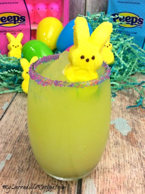 Easter Cocktails Drinks, Easter Alcoholic Drinks, Easter Drink, Easter Cocktails, Easter Party Food, Easter Sweets, Mixed Drinks Alcohol, Themed Drinks, Boozy Drinks