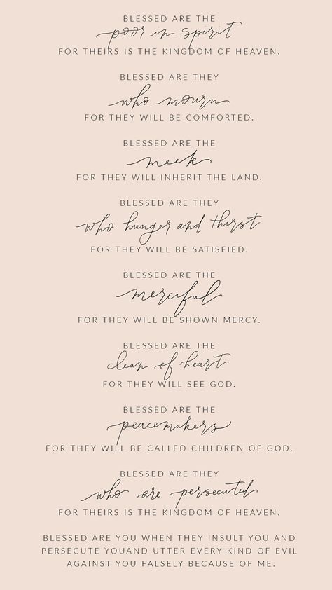 Beatitudes Tattoo, Matthew 5:12, Beatitudes Wallpaper, The Beatitudes Wallpaper, Matthew 5:3-12 Beatitudes, Blessed Is She Wallpaper, Be Attitudes, Mathew 5, Bible Blessings