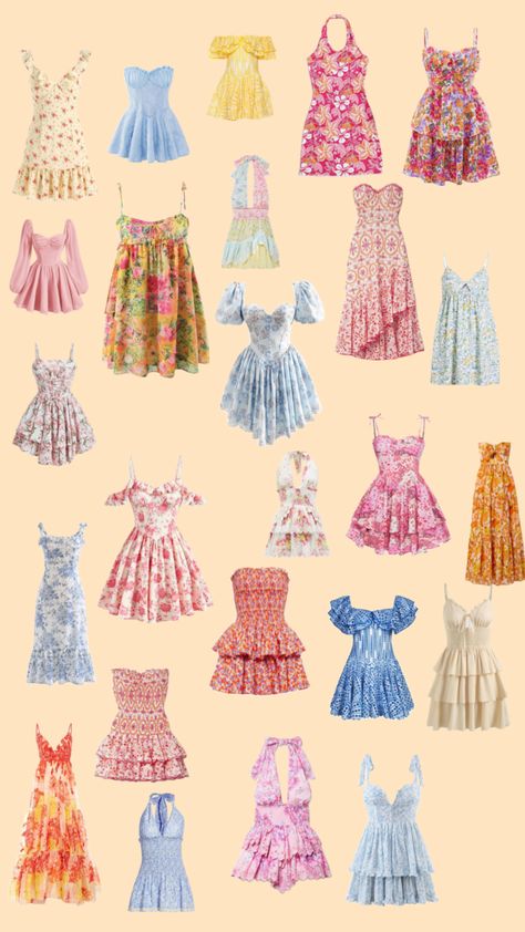 Hawaii Dress Outfit Ideas, Cute Outfits School, Preppy Summer Dress, Outfits For High School, Outfits Vacation, Cute Formal Dresses, Hawaii Dress, Hawaii Party, Preppy Summer Outfits