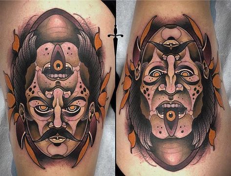 Jekyll And Hyde Tattoo Ideas, Jekyll And Hyde Tattoo, Dr Jekyll And Mr Hyde Tattoo, Jekyll And Mr Hyde, Mr. Hyde, Neo Traditional, Blackwork, Skull Tattoo, Cool Tattoos