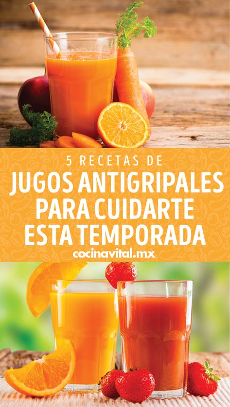 Aprende cómo se preparan los más famosos jugos antigripales con estas recetas e ingredientes para subir las defensas y evitar enfermarte esta temporada. Healthy Juice Drinks, Effective Diet, Best Fat Burning Foods, Healthy Juice Recipes, Healthy Teas, Diet Drinks, Juice Drinks, Detox Juice, Healthy Juices