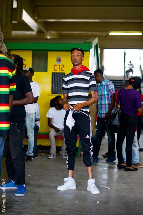 Caymanas Park – Jamaica. Photo © Wayne Tippetts Jamaican Dress, Men Moda, Dress Men, Aime Leon Dore, Its A Mans World, Man Men, Style Travel, Mans World, Sports Apparel