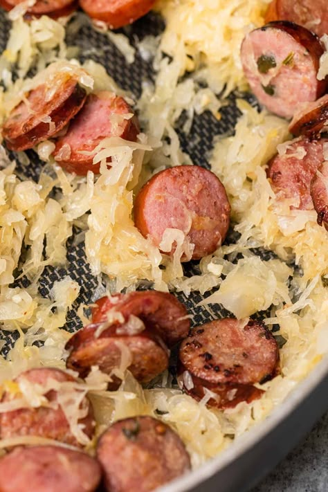 Sauerkraut And Kabasa Recipes, Sausage And Sauerkraut Recipes Skillet, Sourkraut And Sausage Kielbasa Skillet, Kielbasa And Sour Kraut Recipes, Kielbasa And Sauerkraut Skillet, Sour Kraut And Sausage, Sausage And Sour Kraut Recipes, Sausage And Sauerkraut Recipes, Keilbasa And Sauerkraut