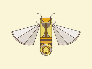 I finally found the tattoo I want! Deco Tattoo, Art Deco Animals, Art Deco Logo, Art Deco Tattoo, Motif Art Deco, Bee Tattoo, Insect Art, Art Deco Pattern, Art Deco Patterns