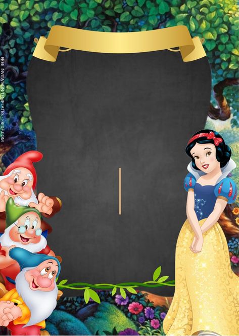 Snow White Birthday Party Invitations, Snow White Party Invitations, Snow White Birthday Invitation Template, Snow White Birthday Invitations, Snow White Background, Snow White Wallpaper, Snow White Invitations, Snow White Birthday Party, Disney Princess Cake