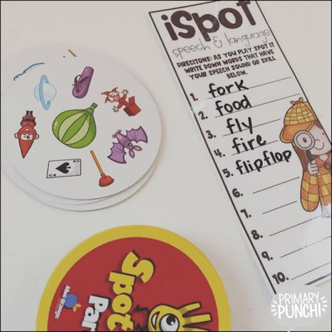 Speech Therapy Games | Primary Punch Speech Therapy Movement Games, Diy Speech Therapy Materials, Back To School Speech Therapy Activities, Group Speech Therapy Activities, Slp Activities Language, Middle School Speech Therapy, Speech Therapy Activities Articulation, Speech Therapy Activities Elementary, Speech Classroom