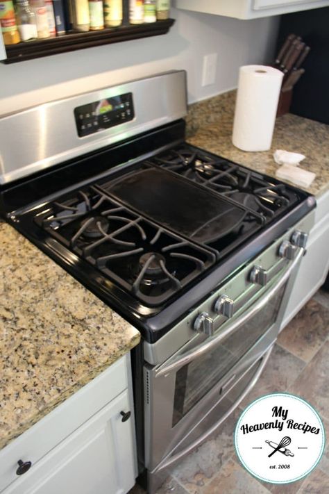 How We Keep Our Kitchen Clean {and My New To Me Gas Range} Make Heavy Whipping Cream, Cream Substitute, Clean Your Dishwasher, Cleaning Your Dishwasher, Cream Custard, Recipes With Whipping Cream, 3 Brothers, Homemade Alfredo, Kitchen Clean