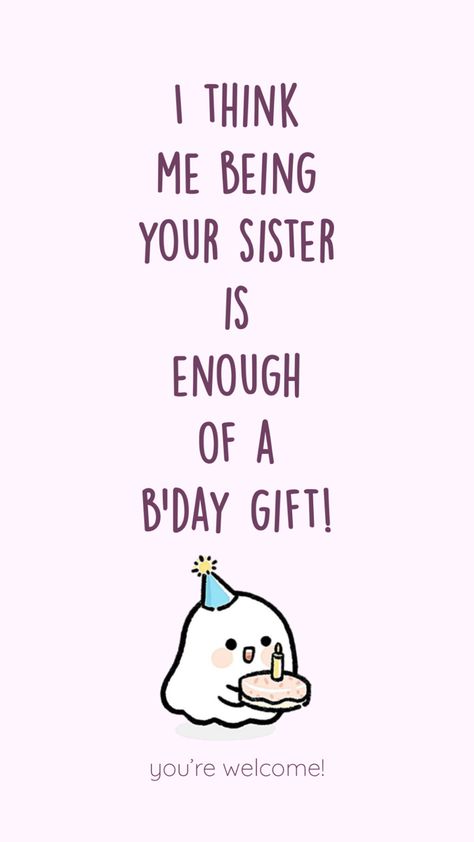 funny birthday wishes for brother! How To Wish Best Friend Happy Birthday, How To Wish Your Brother Happy Birthday, Aesthetic Birthday Gifts For Sister, Bday Wish To Brother, Brothers Funny Quotes, Birthday Funny Quotes For Best Friend, Siblings Birthday Wishes, Cute Gifts For Brothers Birthday, Happy B'day Brother Wishes