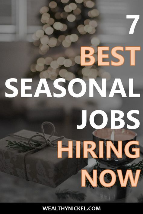 These major retailers are hiring thousands of workers for seasonal jobs. Some are even work from home jobs. Don't miss out on these holiday job opportunities. #seasonaljobs #holidayjobs #workfromhome Christmas Jobs, Seasonal Work, Seasonal Jobs, Unique Jobs, Work For Hire, Work From Home Companies, Company Job, Legitimate Work From Home, Online Jobs From Home