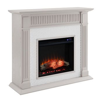 View All Living Room Furniture For The Home - JCPenney Sparkle Grout, Gray Fireplace, Media Electric Fireplace, Tiled Fireplace, Best Electric Fireplace, Bedroom Seating Area, Wall Mount Fireplace, Electric Fireplace Heater, Electric Fireplaces