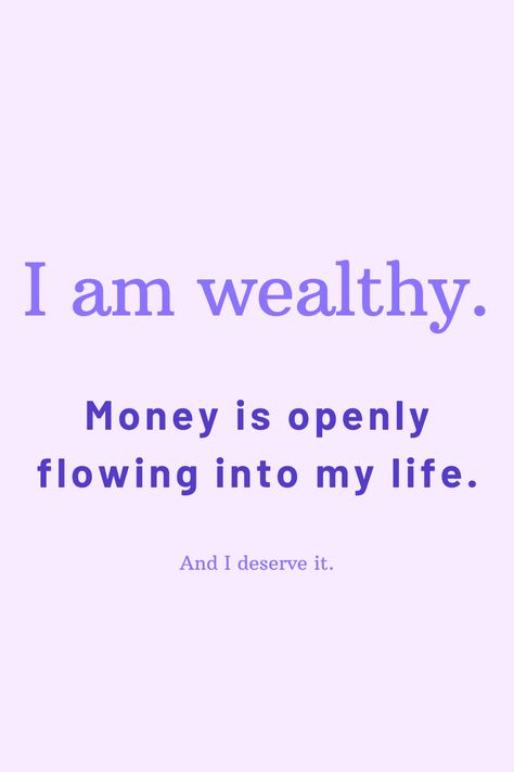 Money Affirmations I Am Wealthy Affirmations, Manifesting September, I Am Wealthy, Money Vision Board, Wealthy Lifestyle, I Am Rich, Manifest Wealth, Vision Board Affirmations, Affirmations For Happiness